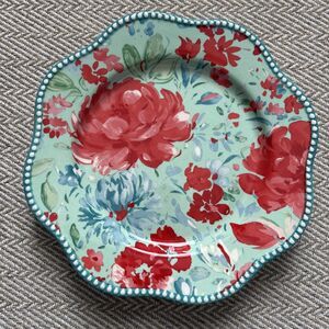 Pioneer Woman Gorgeous Garden, Salad Plate 8.75 in Beaded Edge